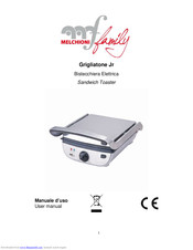 Melchioni Grigliatone Jr User Manual