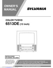 Sylvania 6513DE Owner's Manual