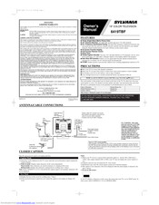 Sylvania TVK191 Owner's Manual