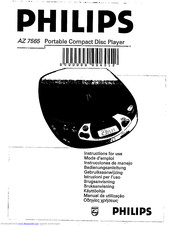 Philips AZ 7565 Instructions For Use Manual