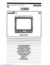 Philips matchline 33CE7538 Operating Instructions Manual