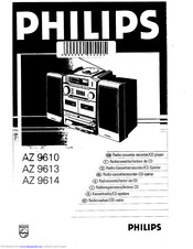 Philips AZ 9613 Operating Instructions Manual