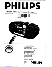 Philips AZ 1307 Instructions For Use Manual