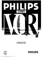 Philips VR654/50 Operating Manual