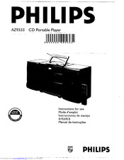 Philips AZ9555 Instructions For Use Manual