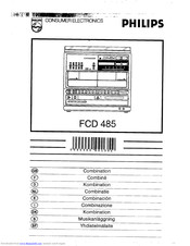 Philips FCD 485 Operating Manual
