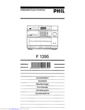 Philips F1395 Operating Manual