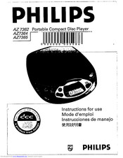 Philips AZ 7365 Instructions For Use Manual