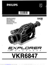 Philips Explorer VKR6847 Operating Instructions Manual
