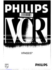 Philips VR455/57 Operating Instructions Manual