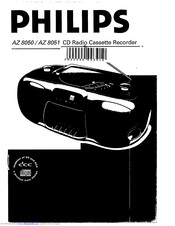 Philips AZ 8050 Operating Instructions Manual