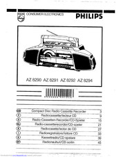 Philips AZ 8294 Operating Instructions Manual