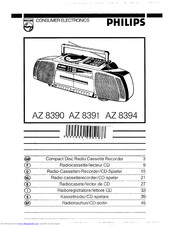Philips AZ 8390 Operating Instructions Manual