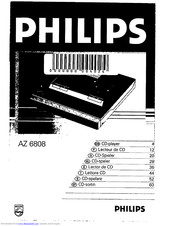 Philips AZ 6808 Operating Instructions Manual