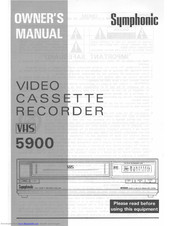 Symphonic 5900 Owner's Manual