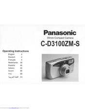 Panasonic C-D3100ZM-S Operating Instructions Manual