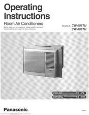 Panasonic CW-806TU Operating Instructions Manual