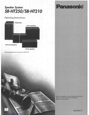 Panasonic SB-HT250 Operating Instructions Manual