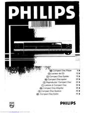 Philips Compact Disc Player Manual