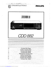 Philips CDD 882 Manual