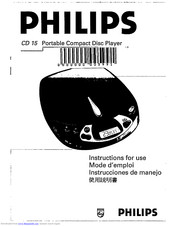 Philips CD 15 Instructions For Use Manual