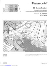 Panasonic SAPM12 - MINI HES W/CD PLAYER Operating Instructions Manual