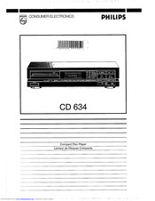 Philips CD 634 Manual