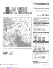 Panasonic SC-DK20 Operating Instructions Manual