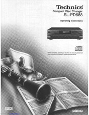 Technics SL-PD688 Operating Instructions Manual