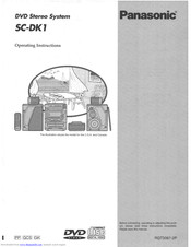 Panasonic SB-DK1 Operating Instructions Manual