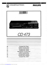 Philips CD 473 Manual