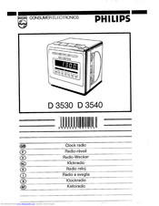 Philips D 3540 Quick Manual