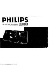 Philips FW 550C Manual