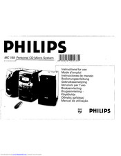 Philips MC 155 Instructions For Use Manual