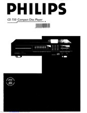 Philips CD 750 Manual