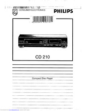 Philips CD 210 Operating Instructions Manual