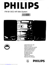 Philips FW 68 DCC Instructions For Use Manual