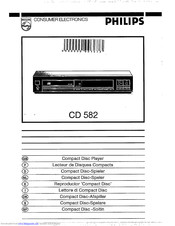 Philips CD 582 Manual
