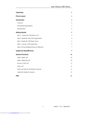 BeyondTel USB Phone User Manual