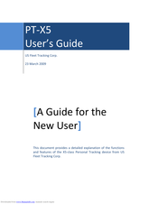 US Fleet Tracking PT-X5 User Manual
