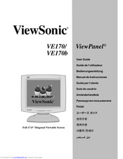 ViewSonic ViewPanel VE170 User Manual