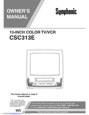 Symphonic CSC313E Owner's Manual