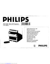 Philips FW 316C Instructions For Use Manual