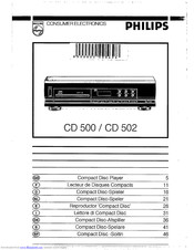 Philips CD 502 Manual
