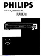 socket spiritual Mention Philips CD 720 Manuals | ManualsLib