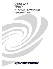 Crestron V-Panel V-24-C Operation Manual