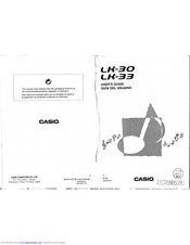 CASIO LK-30 User Manual
