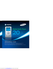 Samsung Napster YH-920 User Manual