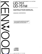 KENWOOD UD-751M Instruction Manual