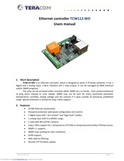 Teracom TCW112-WD User Manual